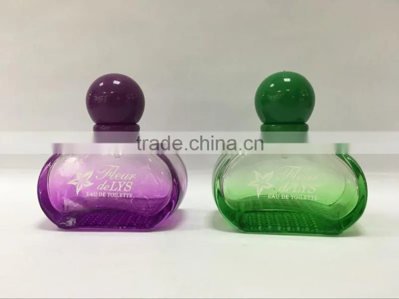 50ml Half Round Perfume Glass Bottle with Round Cap