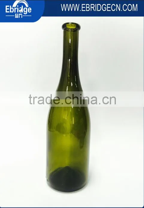 750ml green glass beer bottle green wine bottle