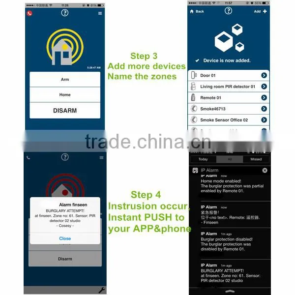 Ameria Hot! WiFi IP Home Alarm System- Security Burglar Alarm System Control By Phone APP