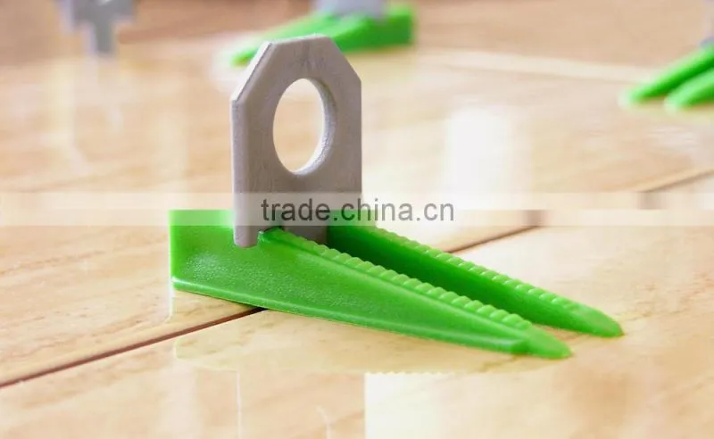 Tile leveling system, plastic leveling system