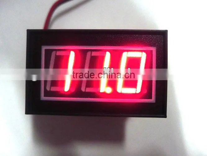 Waterproof Digital Voltmeter 4.5-30V RED LED Car Motor Motorcycle Voltage Panel Meter Shockproof