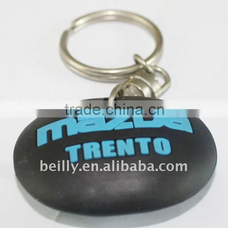Hot sell !!! Dongguan high quality factory manufacture custom design eco-friendly silicone key chain
