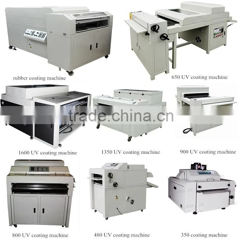 China biggest manufacturer 650mm UV coating machine