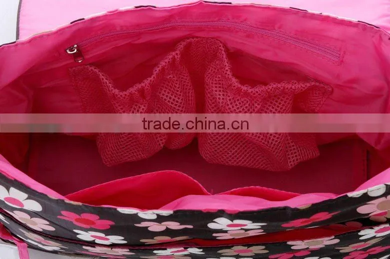 Multifunational Fashion Mommy/Mom/Baby Bags, 600D Oxford Summer Style Organiser Diaper Bags