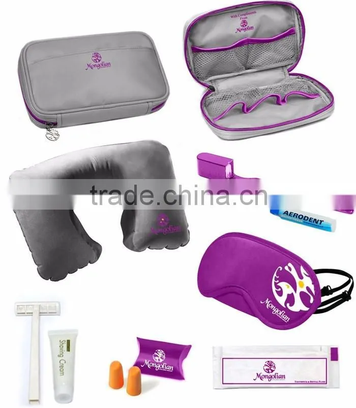 Airline Travel Kit Bag customized logo