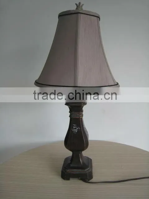 beautiful hand-made modern table lamps polyresin crafts