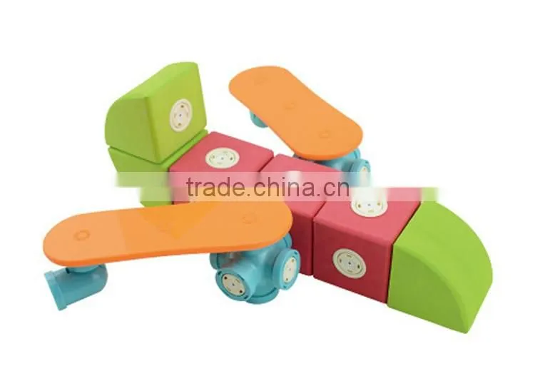37PCS EVA magnetic building block game for children