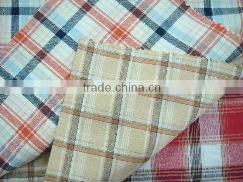 60S 100% Cotton Yarn Dyed Cloth for Shirt