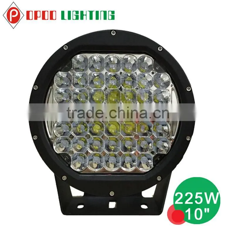 Jeep 10" led driving light, For offroad 4x4 18800lm 225w 10" led driving light