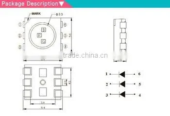 ALLIGHT smd 5050 red white bicolor prewired led