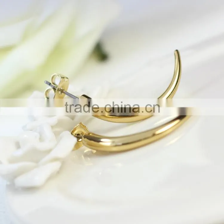 Kingman gold plating pepper earring