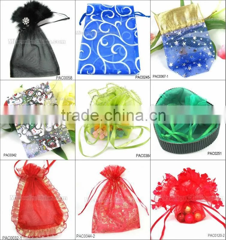 Wedding candy organza pouch packaging