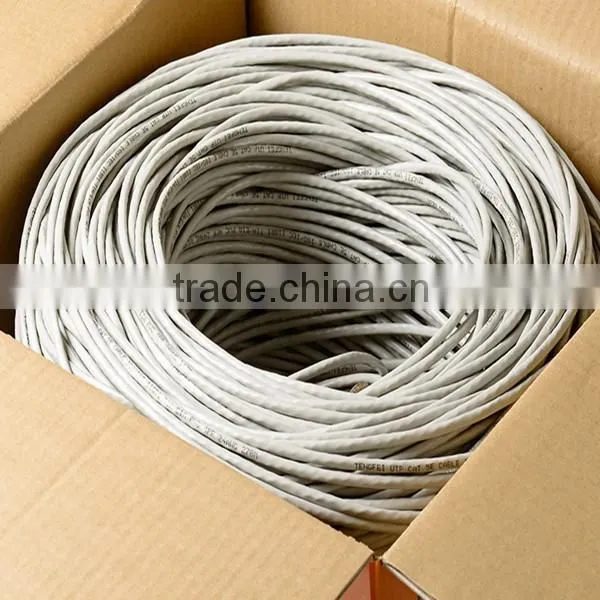 OEM CAT5E FTP Cable, Shielded Network Cable, Aluminum Mylar Shied Structure