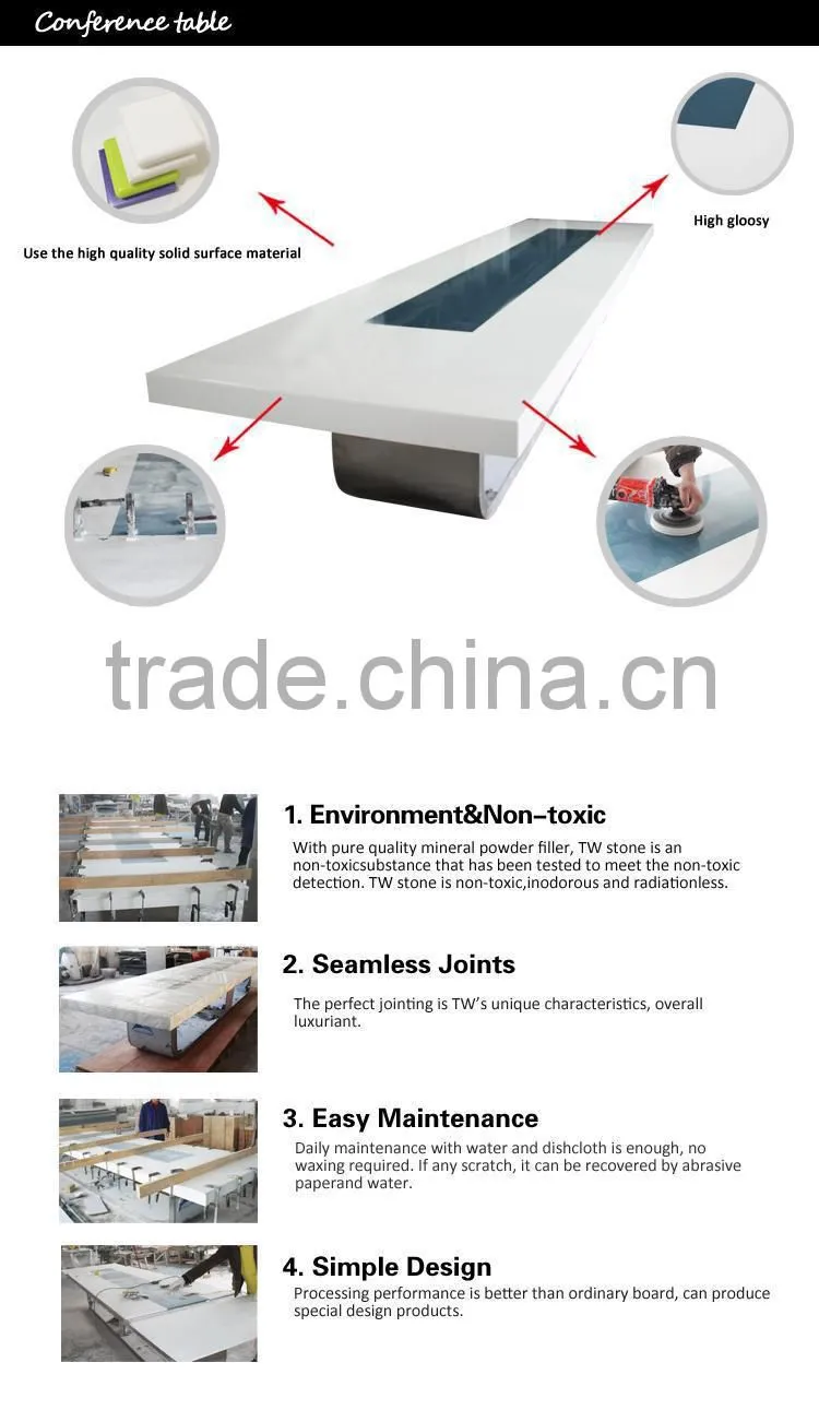 high end modern office reception desk table