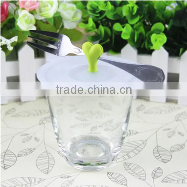 Heart Shape Silicone Suction Lid Silicone Pot Cover Lid
