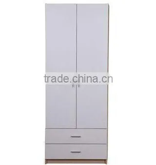 2013 fsc 2 door modern kd melamine PB wardrobe