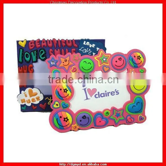 Little Penguin soft PVC photo frame for Christmas 2014 (MYD-PF1417)