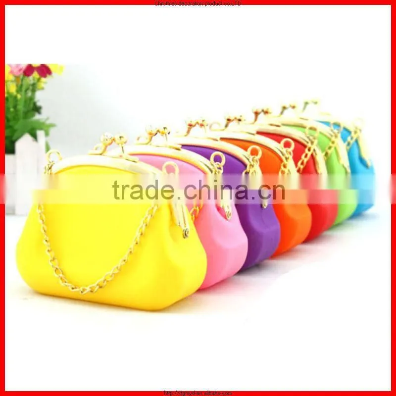 superior quality Coin purse,silicone jelly bag,food grade silicone coin bag