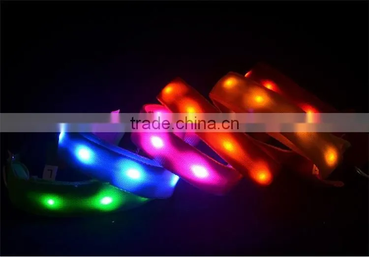 Pets Dog LED Light Blink Flash Night Safety Nylon Collar Waterproof