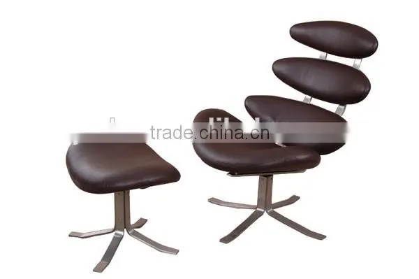 Alibaba knockoff furniture cashmere wool Poul Volther Corona chair replica