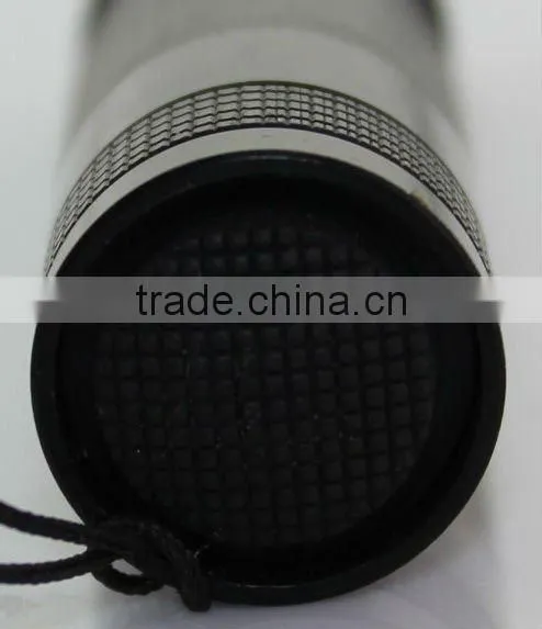 1pc Straw hat LED Aluminum flashlight