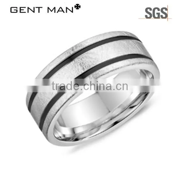 14K Gold Plated Wholesale Tungsten Carbide Men Rings Bands