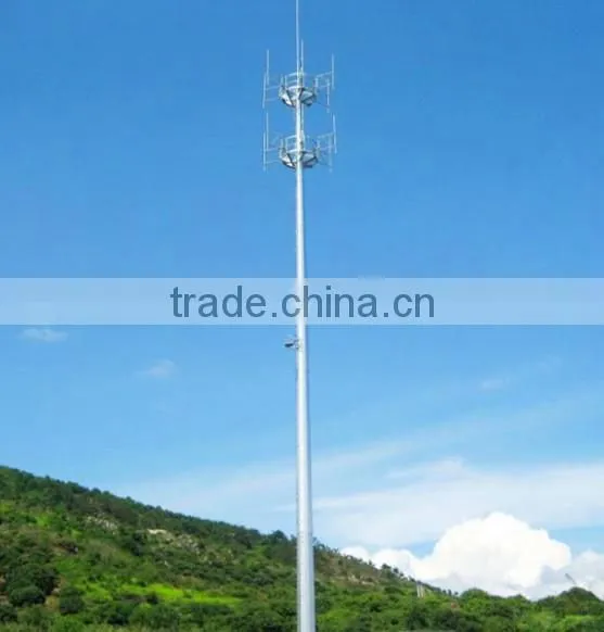 Base Station Monopole Antenna Tower