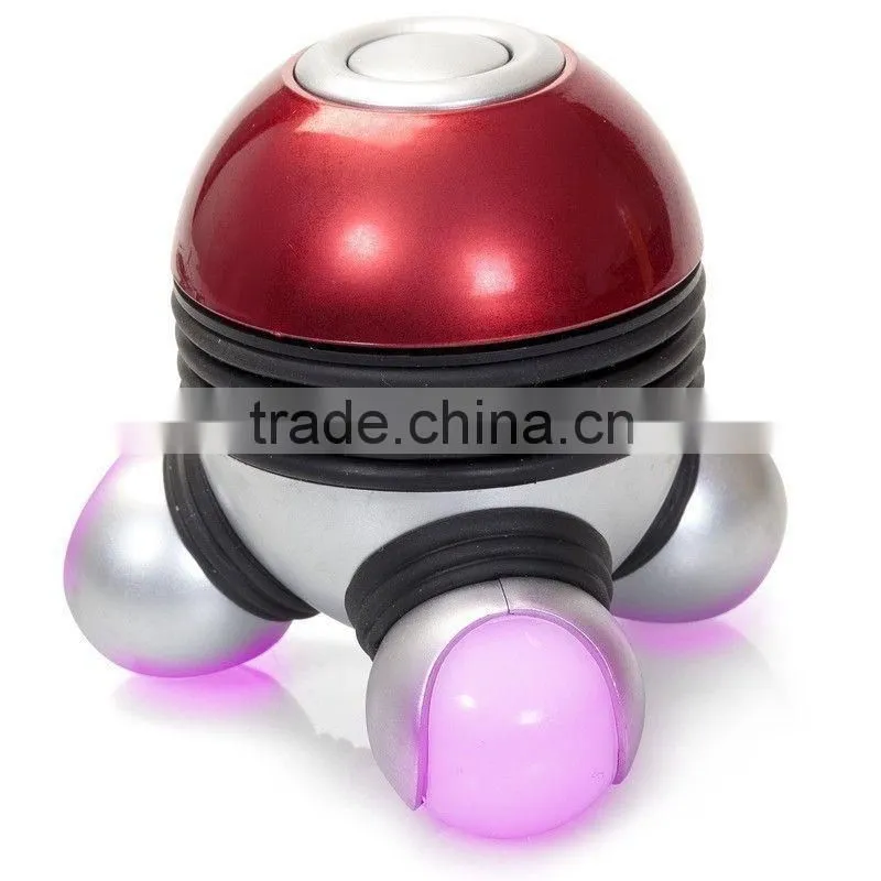 newest fit CE,ROHS approved battery operated tripod mini massager