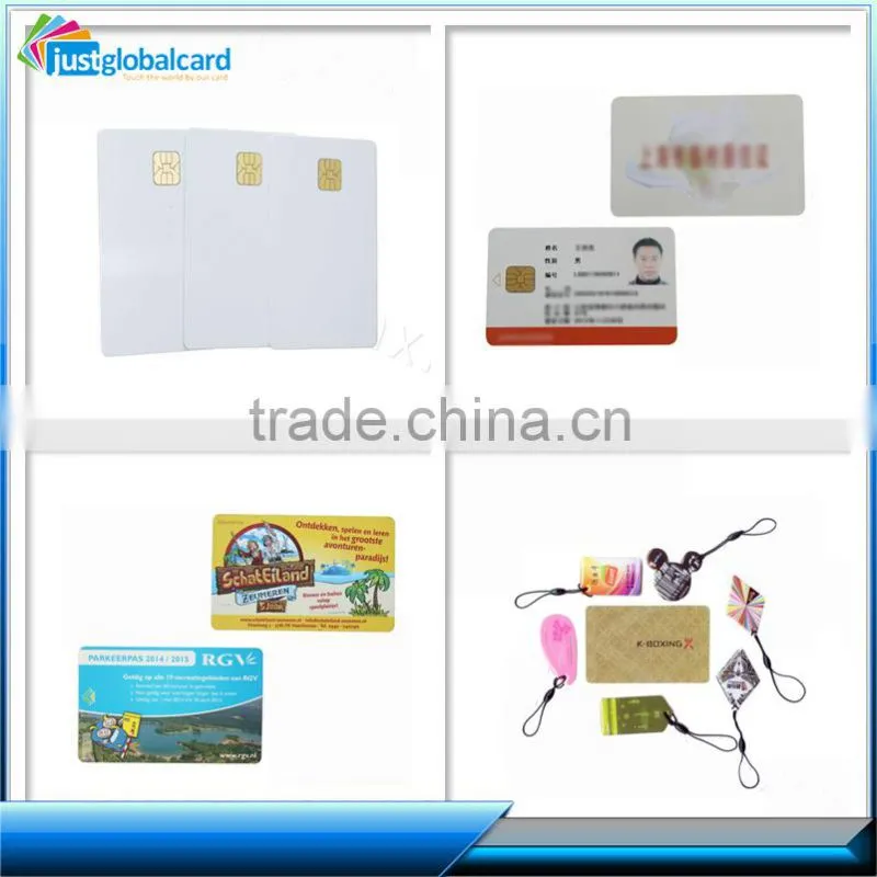 credit card size cmyk offfest printing Customized contact SLE4442 IC card