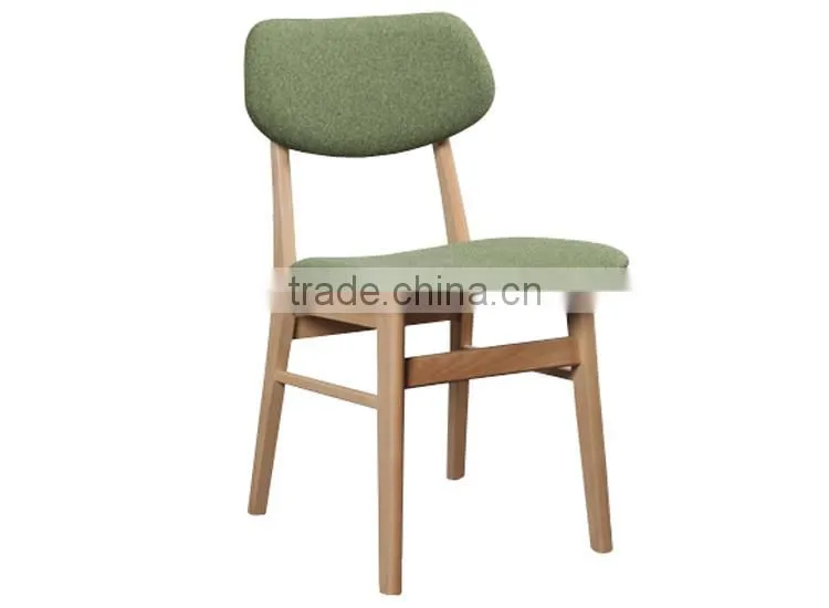 D031 Black leather z shape dining chair