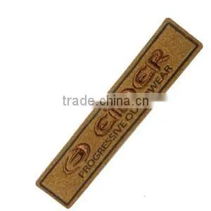 Demask Woven Label/Satin Woven Label For Jeans