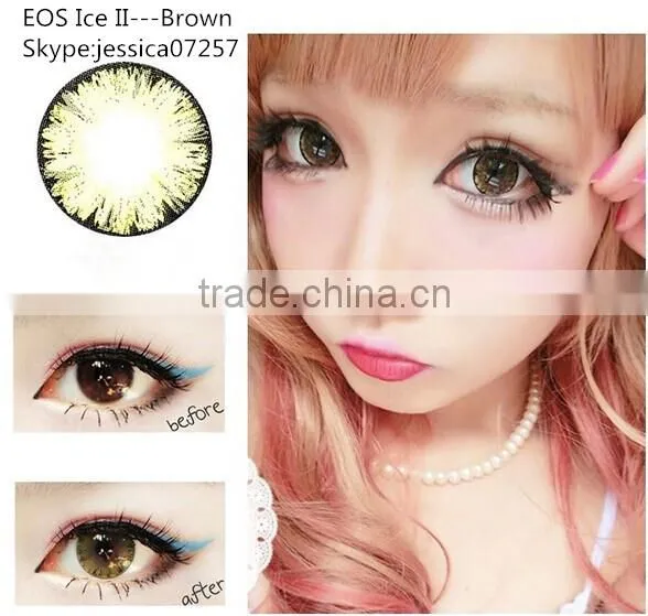 wholesale big eyes korea color contact lens crystal eyes contact lenses