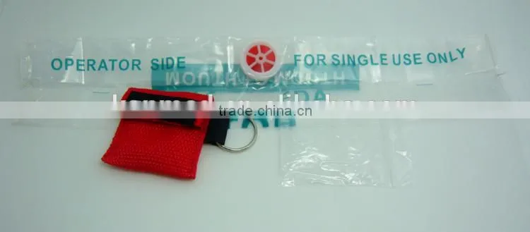 New arrival medical products china,face Mask,CPR Mask in a Key-ring Woven Bag,prices of medical supplies