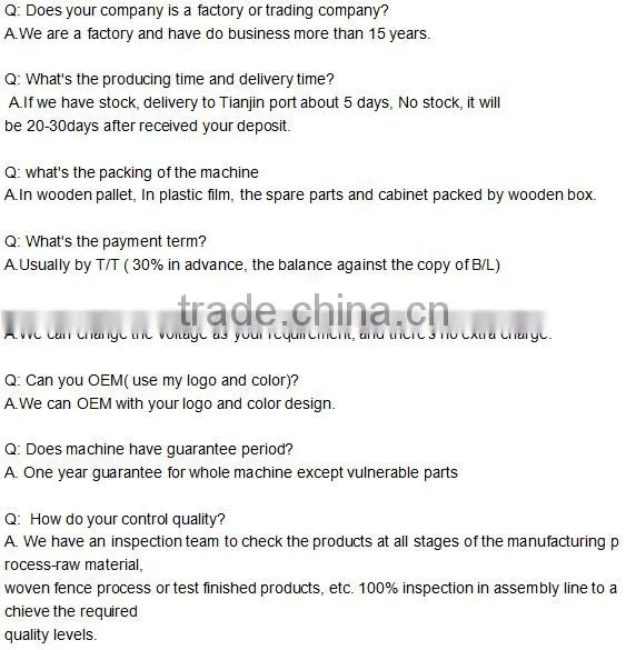 Automatic Welded Wire Mesh Machine For PVC Coated Wire Mesh ISO9001&CE Factory