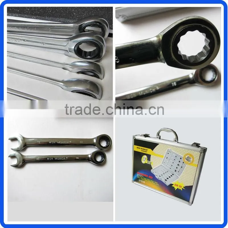 12pcs ratchet wrench set
