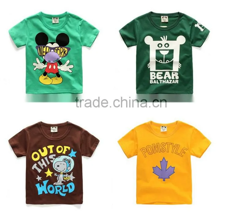Low price wholesale cotton half sleeve T-shirt