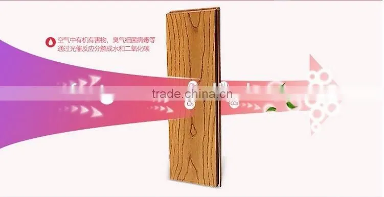 Heat wear solid wood oak flooring Natural environment