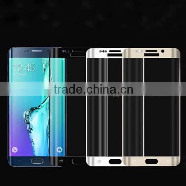 Gold 3D Curved Screen protector S6 Edge Plus Tempered Glass 9H
