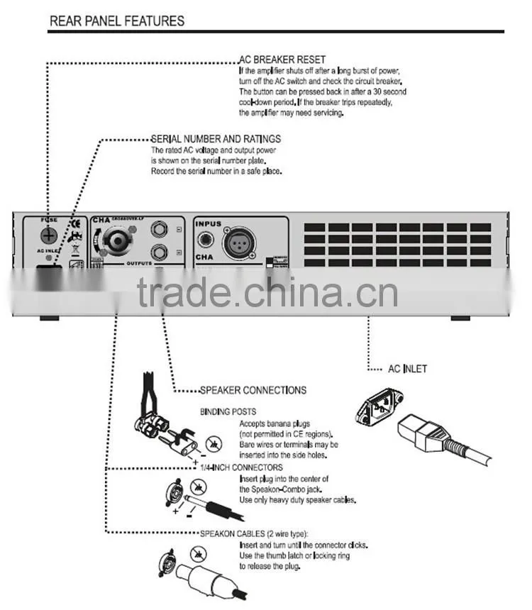 2014 latest stereo audio amplifier car speaker