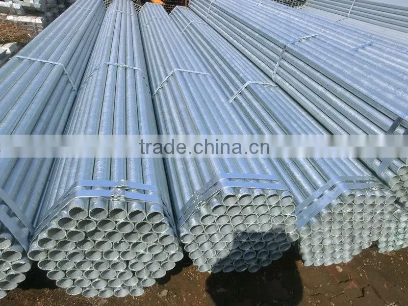 SUPPLYING BS1387/ASTMA53 GALVANIZED STEEL PIPE FROM CHINA