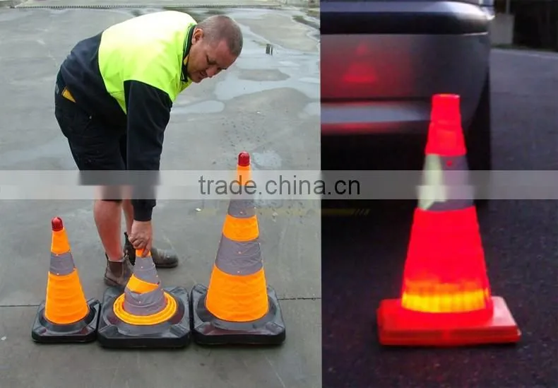 TC108 750mm Folding safety warning cone