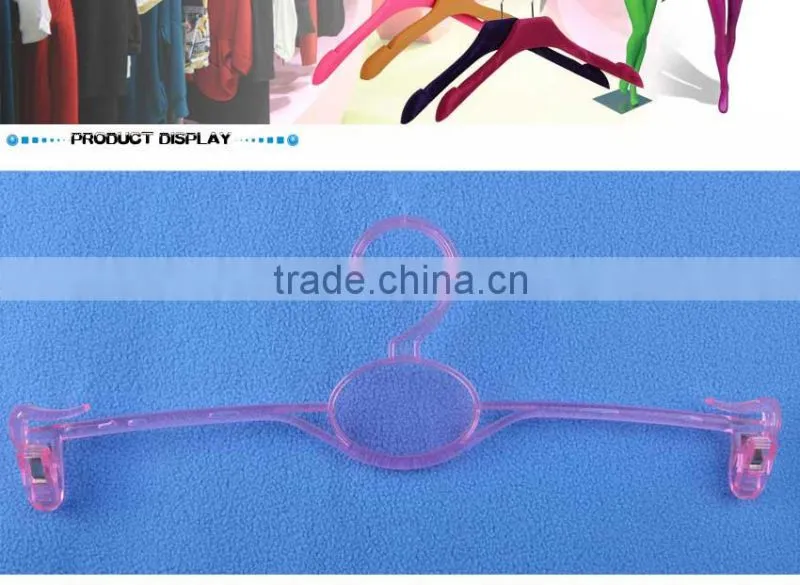 pink plastic small underwear clips hanger