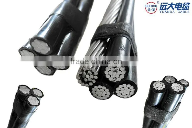 overhead covered line wire