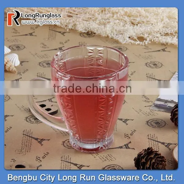 Long Run 160ml glass cup with handle