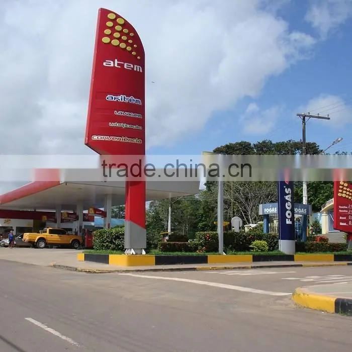 Digital Colored Pylons Totem Advertising Outdoor Prices