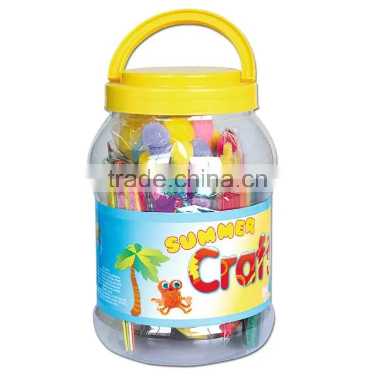 DIY Kids Toy Craft Kit Summer Bucket Jar
