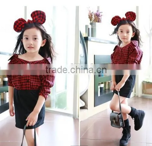 2015 New Design Baby Dress Pictures Wholesale Boutique Shop Hot Sale Kids Summer One Piece Dress