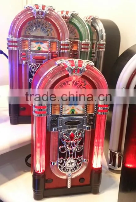 colorful and pretty Jukebox with home radio/ bluetooth speaker - novelty gifts