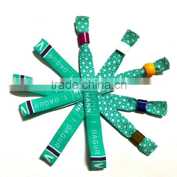 Manufacture customized logo woven wristband