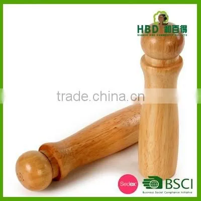 high qulity amazon rubber wood salt mill,pepper grinder wholesale